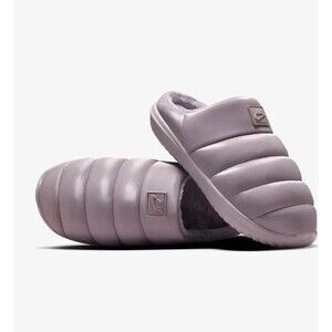 NEW Nike Burrow SE Slippers Women's size 8 Light Violet Ore FZ7940 200 Puffer